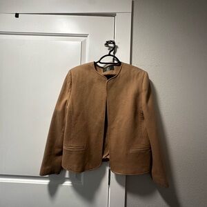 Vintage Orvis Camel Open Front Jacket